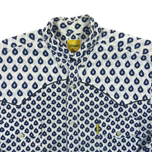Load image into Gallery viewer, Vintage Les Olivades Made In Provence Patterned Western Long Sleeve Button-Up Shirt
