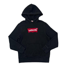 Load image into Gallery viewer, LEVI’S Red Tab Classic Embroidered Big Patch Logo Spellout Pullover Hoodie
