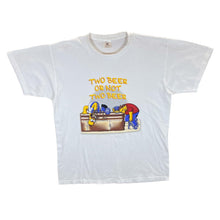 Load image into Gallery viewer, The Simpsons &quot;Two Beer Or Not Two Beer&quot; Homer Barney TV Show Graphic White T-Shirt
