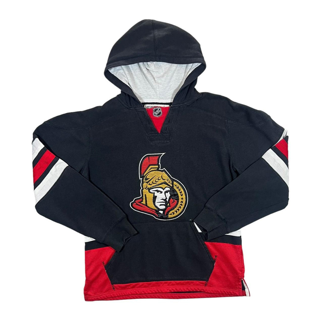 CCM NHL OTTAWA SENATORS Ice Hockey Embroidered Logo Pullover Hoodie