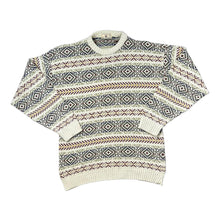 Load image into Gallery viewer, Vintage 90&#39;s BHS Grandad Patterned Acrylic Cotton Knit Sweater Jumper
