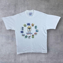 Load image into Gallery viewer, Vintage Screen Stars ICC Cricket World Cup 1999 Souvenir Graphic White T-Shirt
