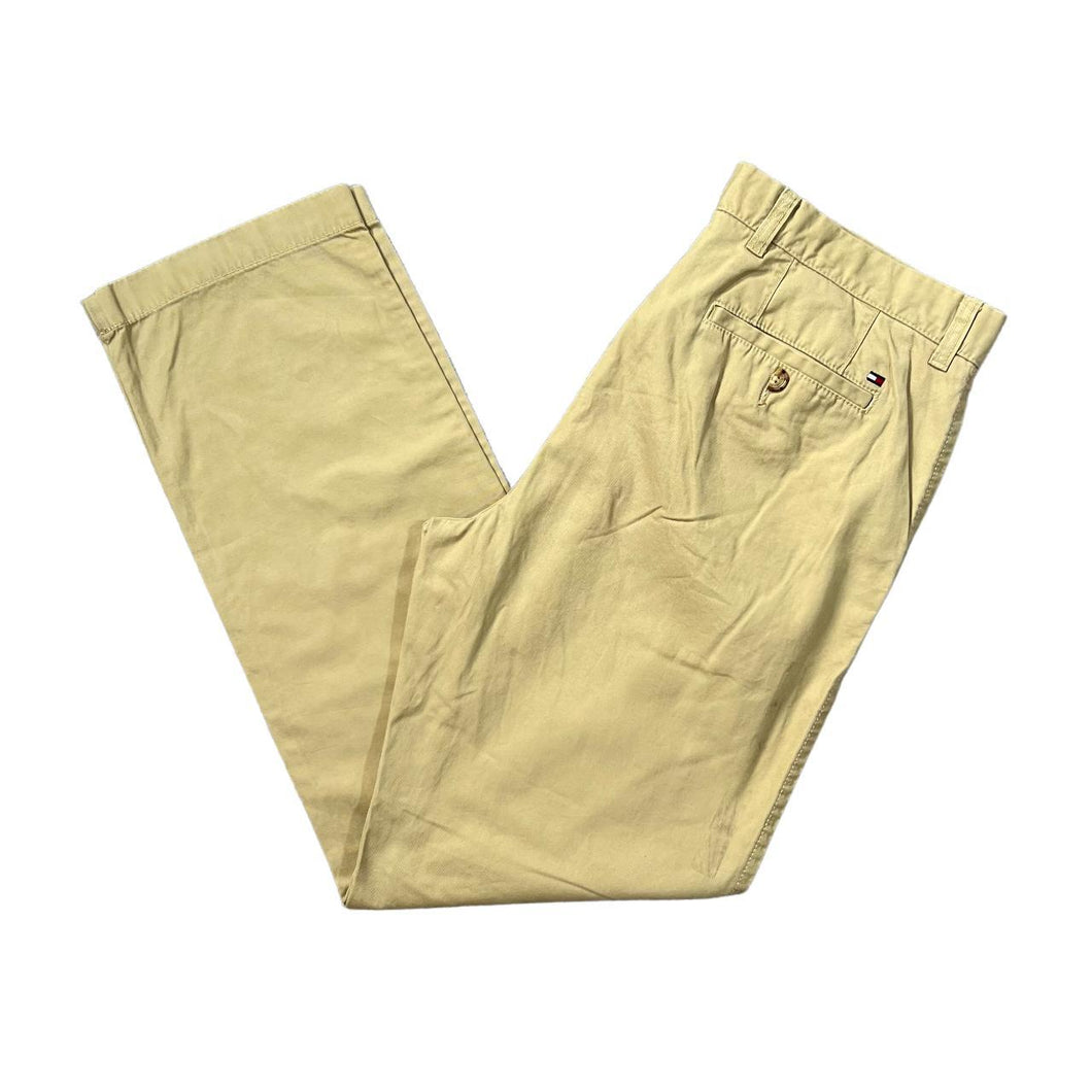 TOMMY HILFIGER Classic Beige Regular Fit Straight Leg Chino Trousers
