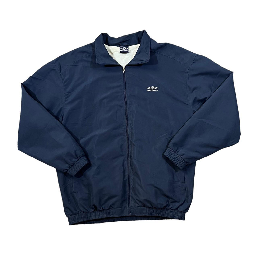 UMBRO Classic Embroidered Mini Logo Windbreaker Tracksuit Jacket