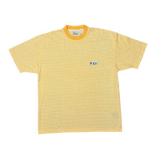 Load image into Gallery viewer, Vintage 90's PACO Classic Embroidered Mini Patch Logo Striped Short Sleeve Cotton T-Shirt
