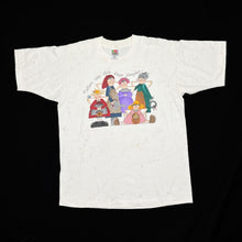 Load image into Gallery viewer, Vintage 90’s MOTHERS EARN THEIR WINGS EVERYDAY Graphic Ink Splatter Single Stitch T-Shirt
