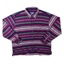 Load image into Gallery viewer, Vintage 90&#39;s Charles Crazy Abstract Patterned Long Sleeve Cotton Flannel Shirt
