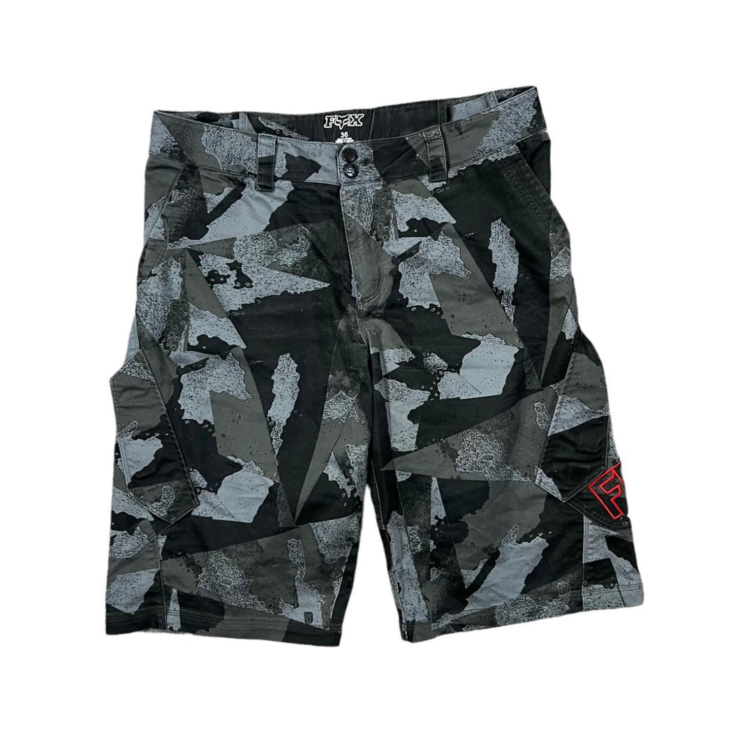 FOX RACING Motorsports Camo Camouflage Patterned Cotton Shorts