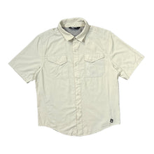 Load image into Gallery viewer, THE NORTH FACE TNF Classic Cream Nylon Safari Short Sleeve Shirt
