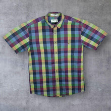 Load image into Gallery viewer, Orvis Classic Multi Colour Check Short Sleeve Cotton Shirt
