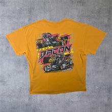 Load image into Gallery viewer, Brady Bacon USAC Sprint Car Series Motorsports Racing Graphic Orange T-Shirt
