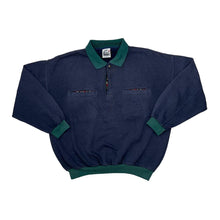 Load image into Gallery viewer, Vintage 90’s AVANTI Embroidered Crest Logo Collared Sweatshirt
