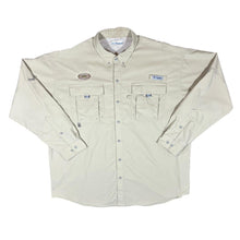Load image into Gallery viewer, COLUMBIA PFG Performance Fishing Omni-Shade Tactel Nylon Long Sleeve Utility Shirt
