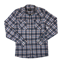 Load image into Gallery viewer, JACK &amp; JONES &quot;Vintage&quot; Cowboy Western Plaid Check Snap Popper Long Sleeve Shirt
