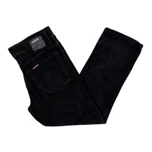 Load image into Gallery viewer, Vintage CARRERA ITALIA Classic Black Corduroy Cord Straight Leg Trousers
