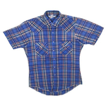 Load image into Gallery viewer, Vintage 90&#39;s Dale&#39;s Made In USA Cowboy Western Plaid Check Pearl Snap Popper Shirt
