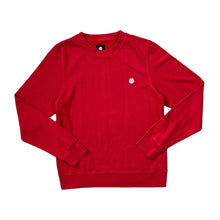 Load image into Gallery viewer, ELEMENT Skateboards Classic Embroidered Mini Logo Skater Red Lightweight Sweatshirt
