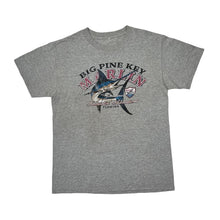 Load image into Gallery viewer, Early 00’s BIG PINE KEY MARLIN “Florida” Fishing Swordfish Souvenir Spellout Graphic T-Shirt
