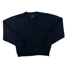 Load image into Gallery viewer, Early 00&#39;s Champion Embroidered Mini Logo Black Crewneck Sweatshirt
