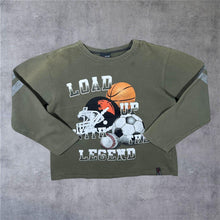 Load image into Gallery viewer, Early 00's Moovers "Load Up With The Legend" Sports Graphic Sweatshirt
