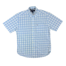 Load image into Gallery viewer, TOMMY HILFIGER Mini Pocket Logo Plaid Check Short Sleeve Cotton Shirt
