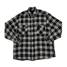 Load image into Gallery viewer, Vintage TOPTEX Tartan Lumberjack Plaid Check Lightly Padded Flannel Over Shirt
