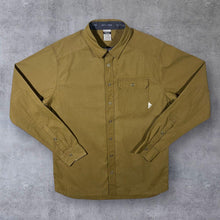 Load image into Gallery viewer, RAB "Snap Decision Shirt" Classic Brown Utility Outdoor Long Sleeve Popper Shirt
