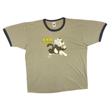 Load image into Gallery viewer, EVIL MONKEY (2006) Family Guy TV Show Character Graphic Ringer T-Shirt
