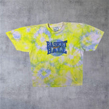 Load image into Gallery viewer, Vintage Nike Basketball Swoosh Logo Spellout Yellow Graphic Tie Dye T-Shirt
