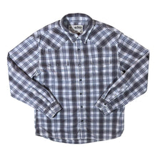 Load image into Gallery viewer, Urban Pipeline Cowboy Western Plaid Check Popper Long Sleeve Shirt
