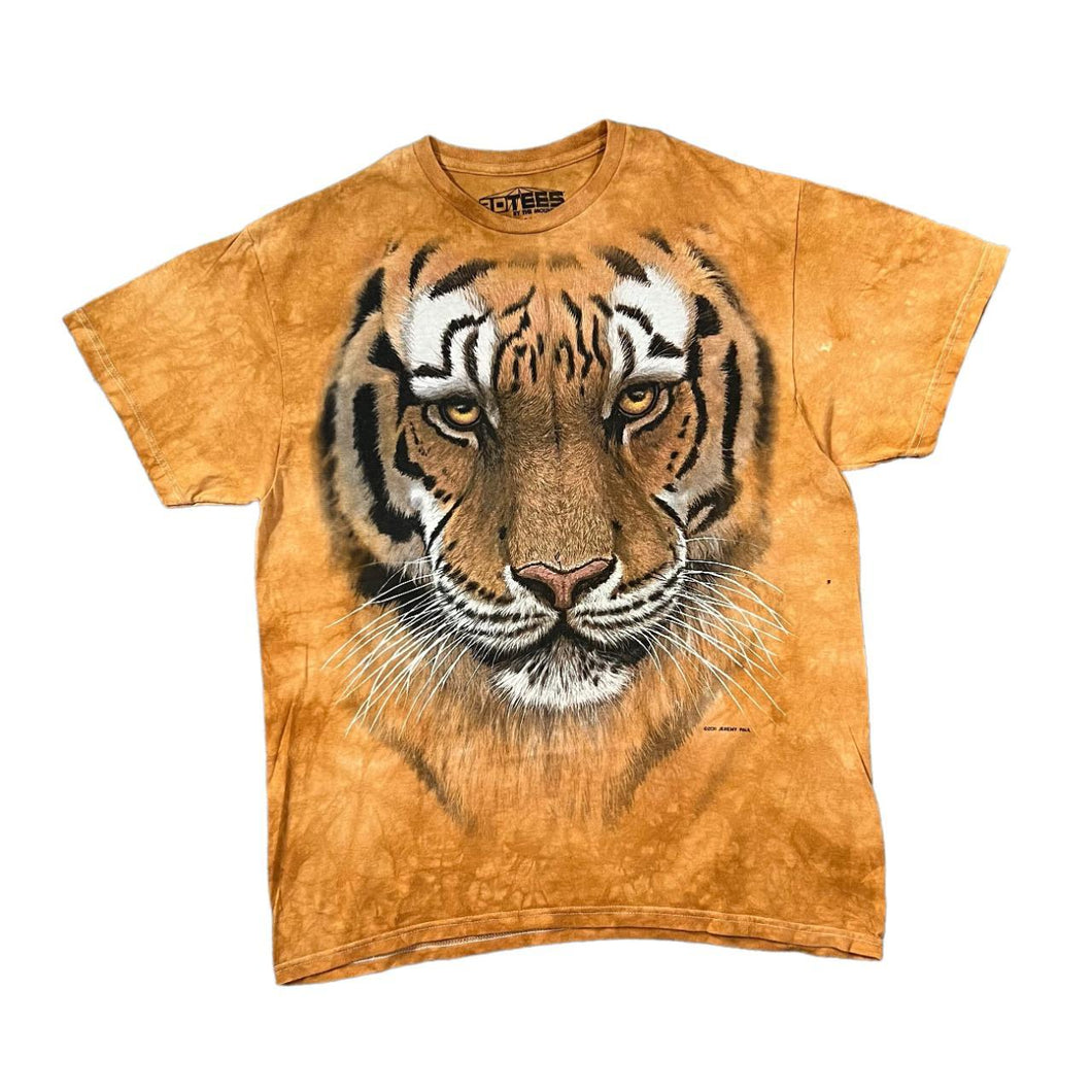THE MOUNTAIN 3D Tees Tiger Animal Nature Wildlife Graphic Tie Dye T-Shirt
