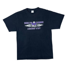 Load image into Gallery viewer, HAMILTON YEARBOOK &quot;Leadership Staff&quot; College Spellout Graphic Black T-Shirt
