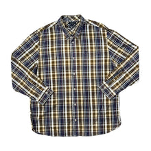 Load image into Gallery viewer, HAMPTON Classic Mini Pocket Logo Plaid Check Long Sleeve Cotton Shirt
