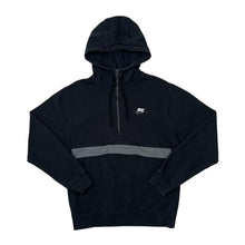Load image into Gallery viewer, NIKE Classic Embroidered Mini Logo 1/2 Zip Pullover Hoodie
