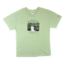 Load image into Gallery viewer, ADVICE FROM A WATERFALL &quot;Anna Ruby Falls, Georgia&quot; Souvenir Graphic Green T-Shirt
