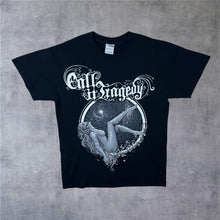 Load image into Gallery viewer, Call It Tragedy Graphic Spellout Metalcore Heavy Metal Band Black T-Shirt
