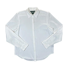 Load image into Gallery viewer, LAUREN RALPH LAUREN &quot;Non-Iron&quot; Classic Mini Logo White Long Sleeve Cotton Shirt
