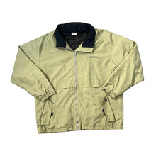 Load image into Gallery viewer, Early 00&#39;s DIADORA Classic Beige Mini Logo Hooded Windbreaker Jacket
