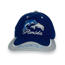 Load image into Gallery viewer, Early 00’s FLORIDA Dolphin Colour Block Embroidered Souvenir Spellout Baseball Cap
