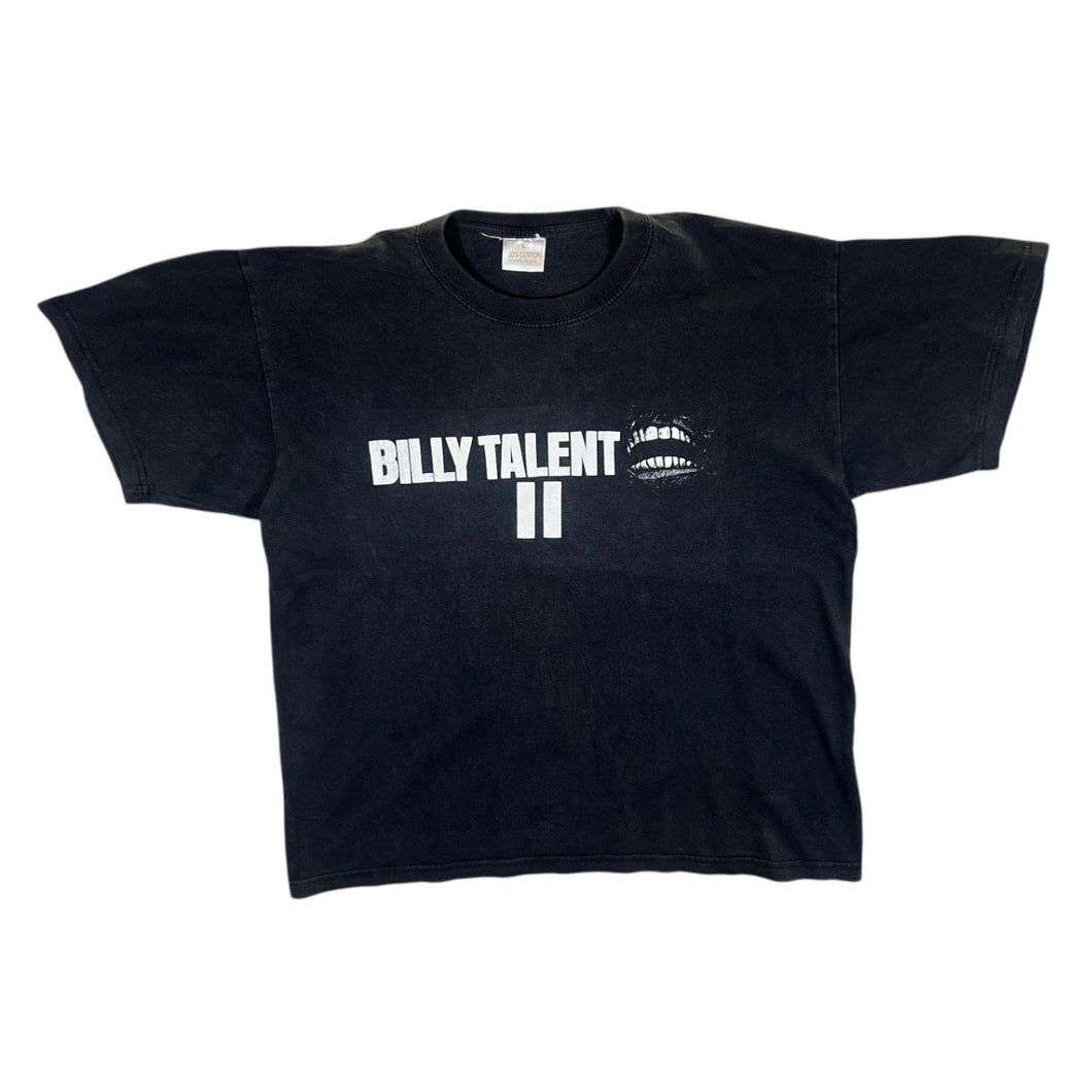 Vintage Billy Talent II UK Tour Alternative Rock Pop Punk Music Band Black T-Shirt