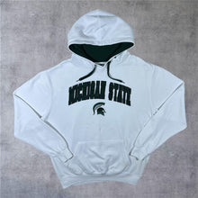 Load image into Gallery viewer, Stadium Athletics NCAA Michigan State Spartans Embroidered College White Hoodie
