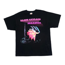 Load image into Gallery viewer, BLACK SABBATH &quot;Paranoid&quot; Graphic Spellout Heavy Metal Hard Rock Music Band T-Shirt
