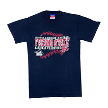 Load image into Gallery viewer, Champion FRESNO STATE &quot;National Champions 2008&quot; College Sports Graphic Navy Blue T-Shirt
