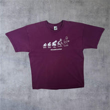 Load image into Gallery viewer, The Simpsons "Homersapien" Novelty Cartoon TV Show Graphic Burgundy T-Shirt
