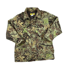 Load image into Gallery viewer, Vintage DUCK HEAD Woodlands Camo Camouflage Print Hunting Fishing Outdoor Padded Jacket
