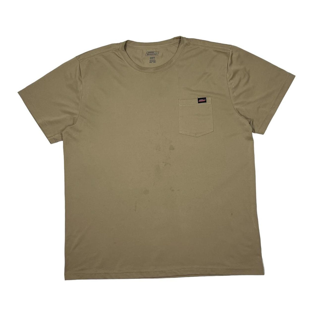 DICKIES Classic Basic Tab Patch Logo Polyester Pocket T-Shirt