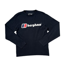 Load image into Gallery viewer, BERGHAUS Classic Big Logo Spellout Graphic Long Sleeve T-Shirt
