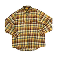 Load image into Gallery viewer, Vintage TIMBERLAND Classic Mini Pocket Logo Plaid Check Long Sleeve Cotton Shirt
