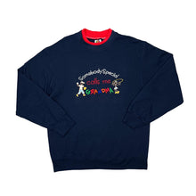 Load image into Gallery viewer, Vintage SOMEBODY SPECIAL CALLS ME GRANDMA Embroidered Novelty Spellout Double Collared Sweatshirt
