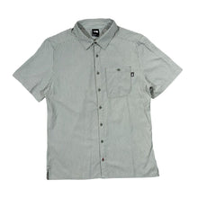 Load image into Gallery viewer, THE NORTH FACE TNF Classic Grey White Check Pocket Tab Short Sleeve Shirt
